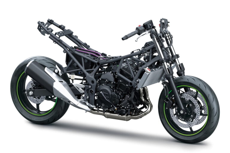 カワサキ|ニンジャ7ハイブリッド|欧州仕様|2024年モデル|カワサキ「ニンジャ7 ハイブリッド」爆誕!! モーターサイクル初のストロングハイブリッドを採用、エンジンは451ccツインだ!