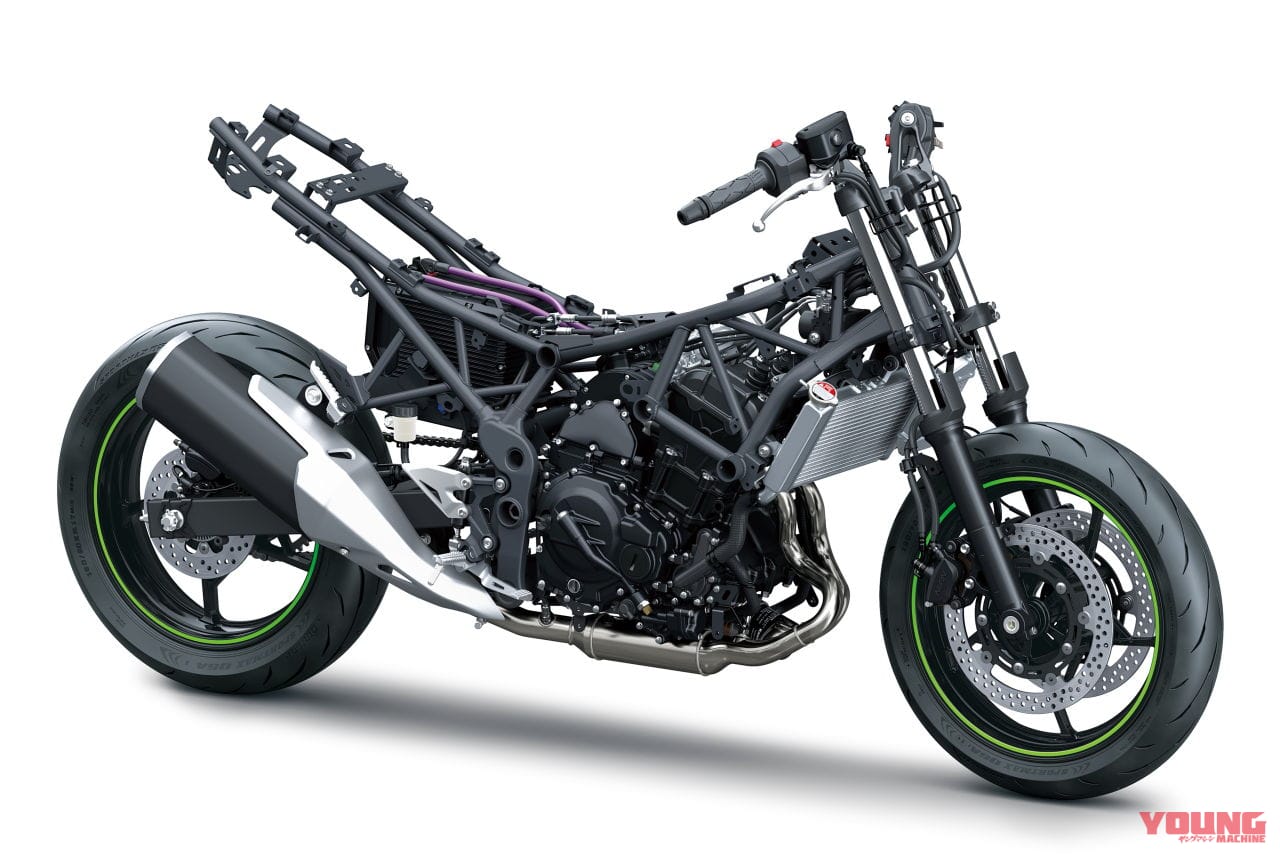 カワサキ|ニンジャ7ハイブリッド|欧州仕様|2024年モデル|カワサキ「ニンジャ7 ハイブリッド」爆誕!! モーターサイクル初のストロングハイブリッドを採用、エンジンは451ccツインだ!