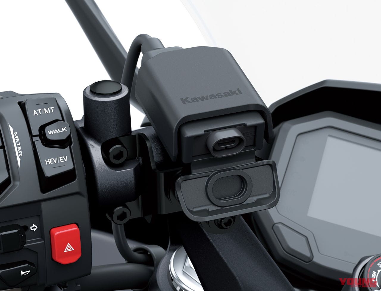 カワサキ|ニンジャ7ハイブリッド|欧州仕様|2024年モデル|カワサキ「ニンジャ7 ハイブリッド」爆誕!! モーターサイクル初のストロングハイブリッドを採用、エンジンは451ccツインだ!