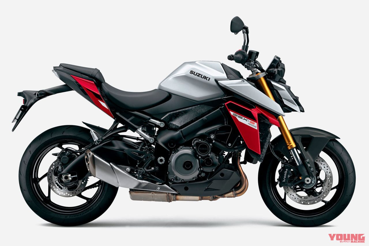 |スズキ「GSX-S1000」にシルバー×差し色レッドの新色登場! こちらも価格据え置きの143万円