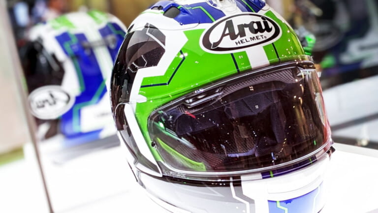 【限定】ニンジャ40周年の「Arai RX-7X」がカワサキプラザ限定モデルとして登場!