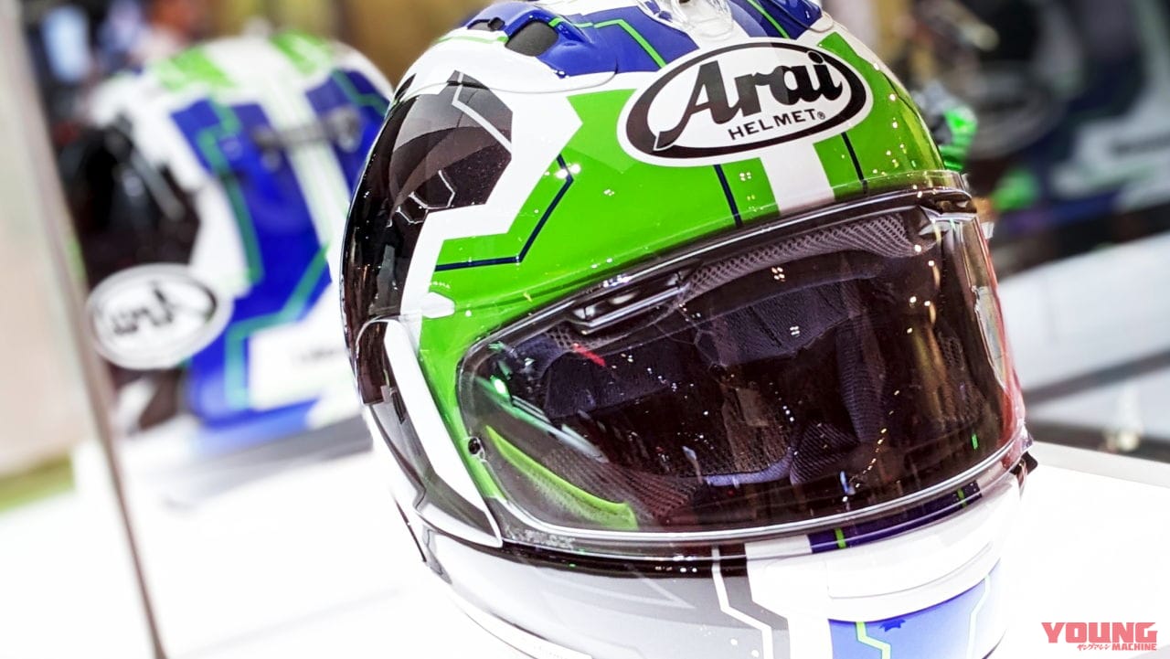【限定】ニンジャ40周年の「Arai RX-7X」がカワサキプラザ限定モデルとして登場!