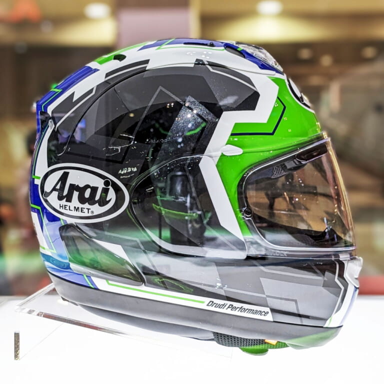 Ninja 40th 記念 Arai RX-7X カワサキプラザ限定モデル|【限定】ニンジャ40周年の「Arai RX-7X」がカワサキプラザ限定モデルとして登場!