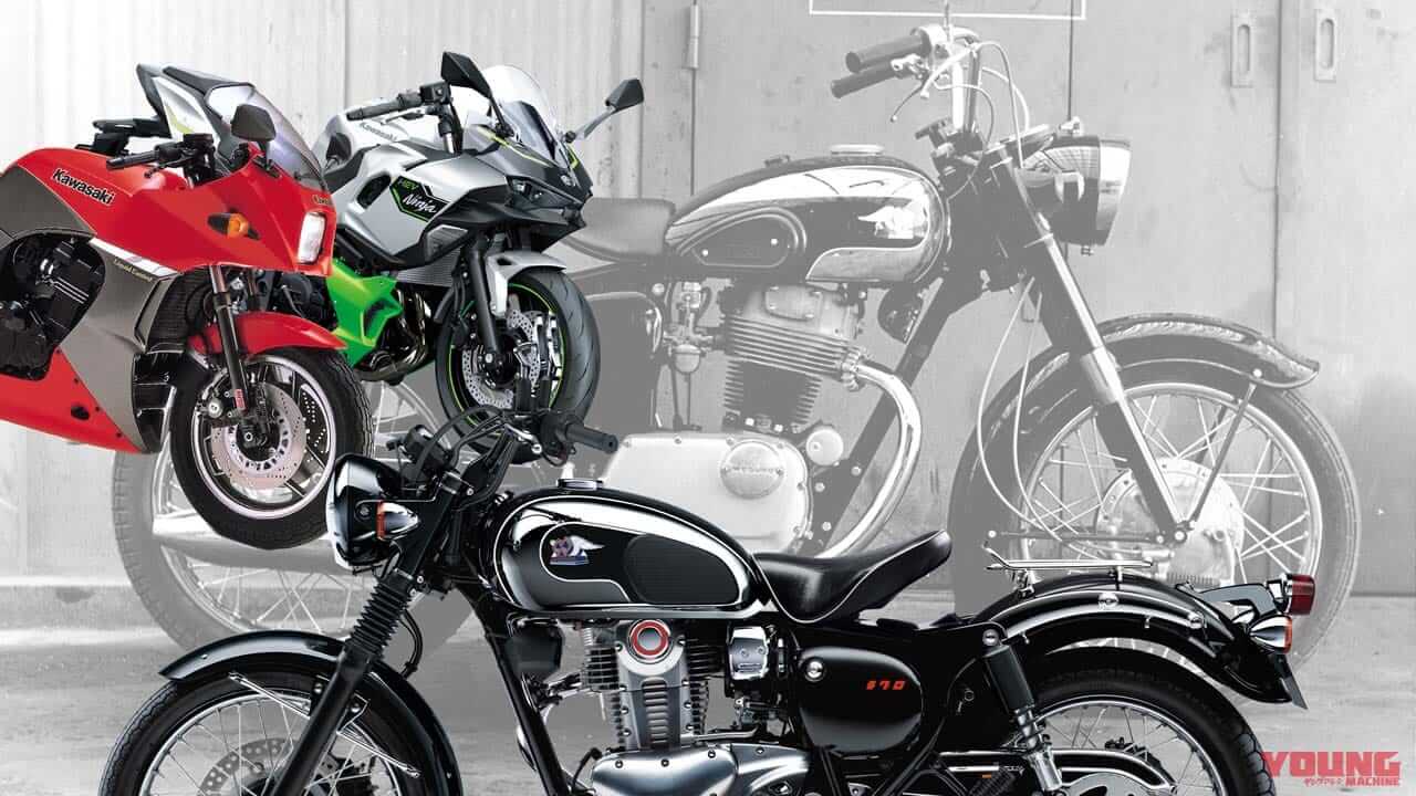 カワサキ250メグロSGを出展!! 世界初公開5機種にメグロ登場は確実、GPZ900Rもある!【JMS2023】