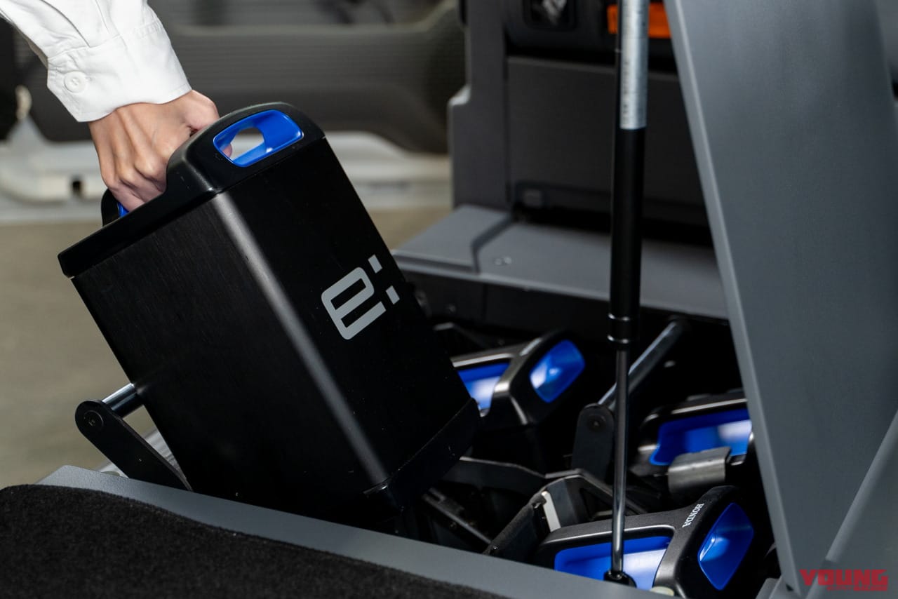 |ホンダ「EM1 e:」と同じ交換式バッテリー×8本で動く!! ホンダとヤマトが軽EVで集配業務の実証を11月より開始