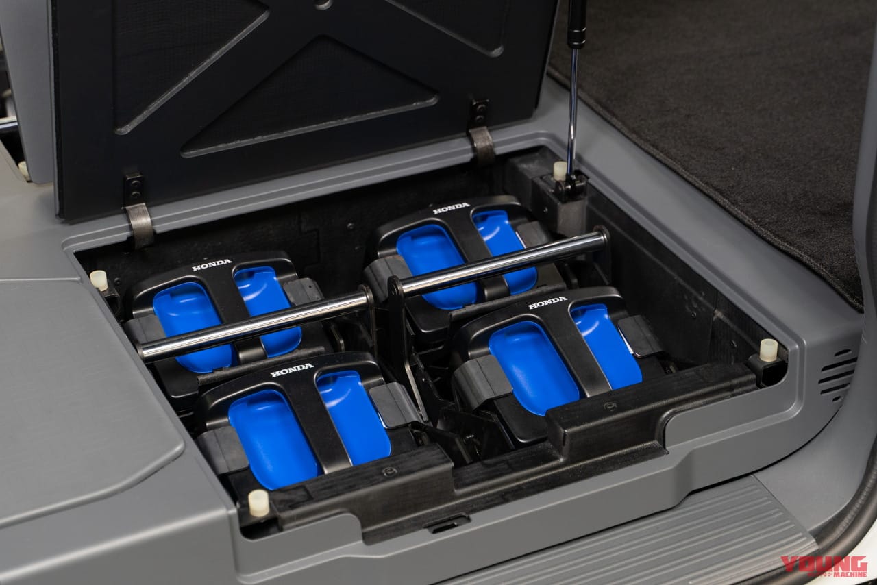 |ホンダ「EM1 e:」と同じ交換式バッテリー×8本で動く!! ホンダとヤマトが軽EVで集配業務の実証を11月より開始