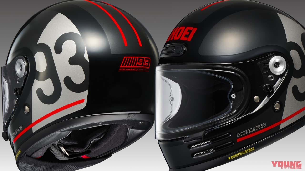 【受注期間限定】SHOEI「グラムスター」にMM93コレクション! ネオクラシックと最強ライダーが融合