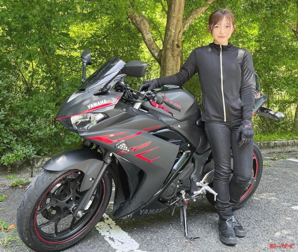 初めまして! 女子高生ライダー 黒江こはる です。 ……こはるん1回目│WEBヤングマシン｜新車バイクニュース