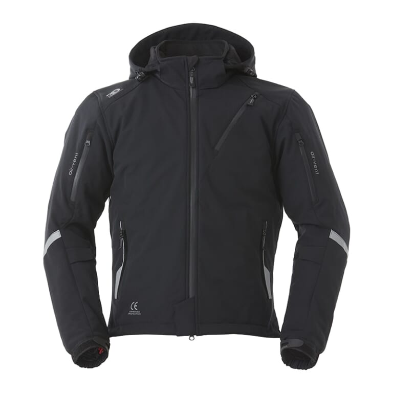 Honda プロテクトソフトシェルパーカ(0SYEJ-53S)|【Honda プロテクトソフトシェルパーカ】随所にリフレクターを配置し被視認性抜群。保温インナー付き〈秋冬バイクジャケット〉