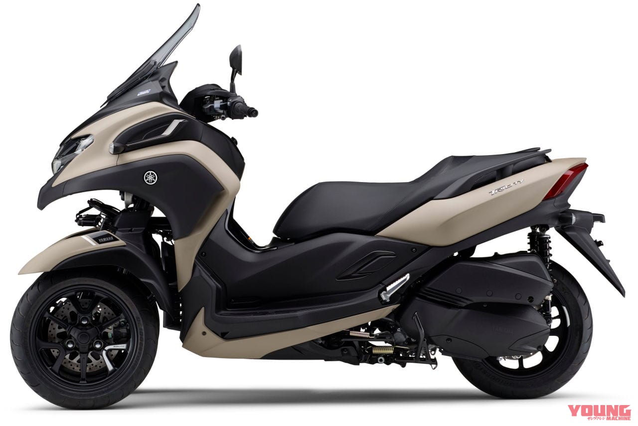 |ヤマハ新型「トリシティ300」登場! マイナーチェンジで最新排ガス規制に対応&車体色を刷新!