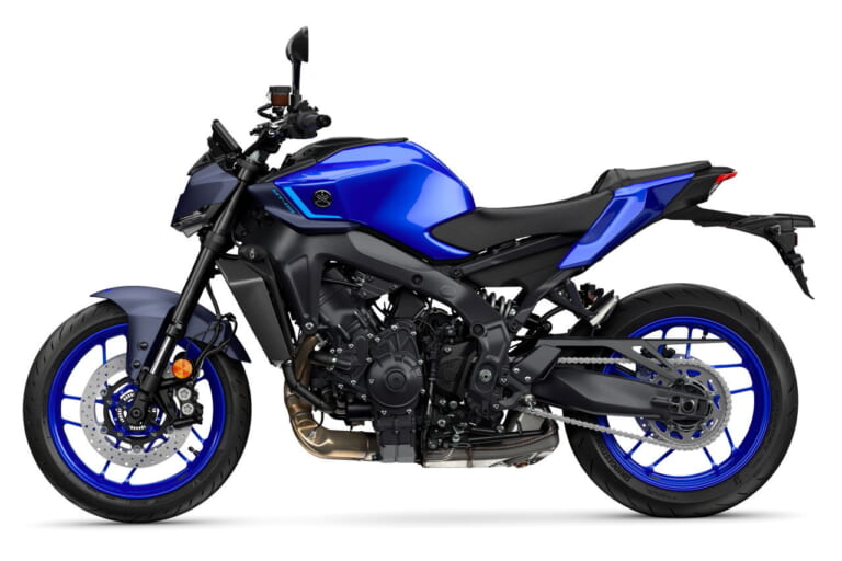 ヤマハ|MT-09|欧州仕様|2024年モデル|ヤマハが新型「MT-09」を発表! “削ぎ落とし”ボディに刷新、メーターや3眼顔も新世代に