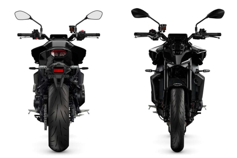 ヤマハ|MT-09|欧州仕様|2024年モデル|ヤマハが新型「MT-09」を発表! “削ぎ落とし”ボディに刷新、メーターや3眼顔も新世代に