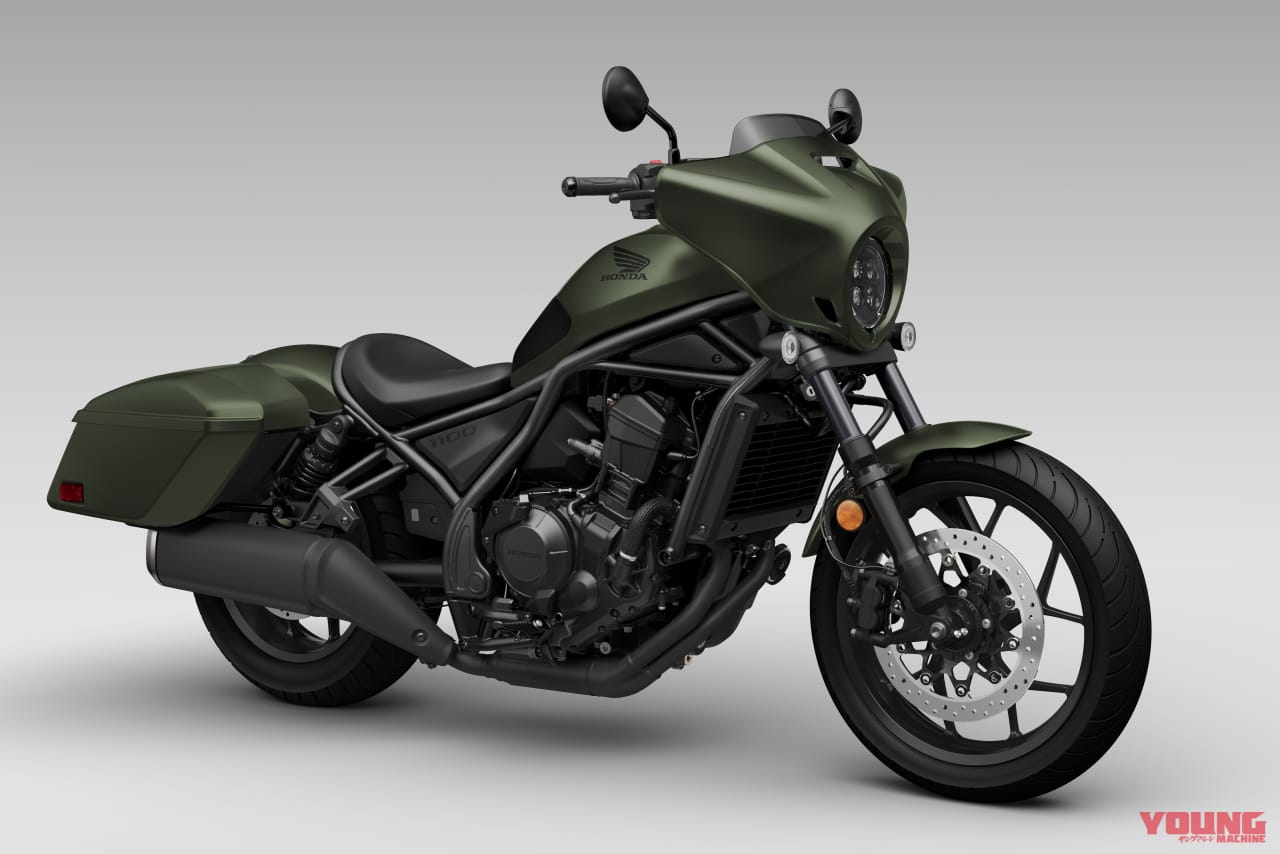|緑の1100Tが登場! ホンダ「レブル1100/T」「レブル500」「レブル300」にニューカラー勢揃い、日本でも発売してほしい車体色は?【北米】