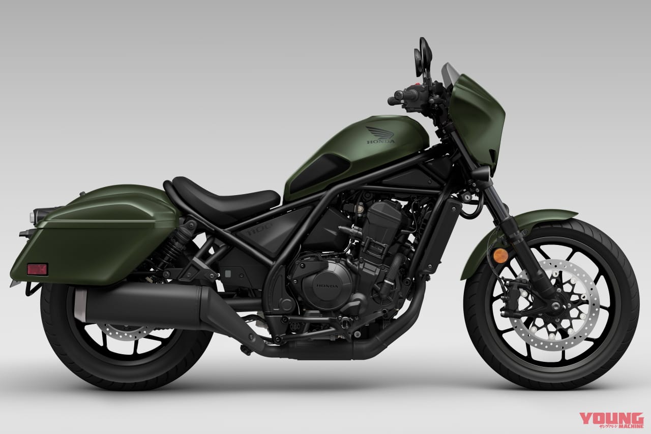 |緑の1100Tが登場! ホンダ「レブル1100/T」「レブル500」「レブル300」にニューカラー勢揃い、日本でも発売してほしい車体色は?【北米】