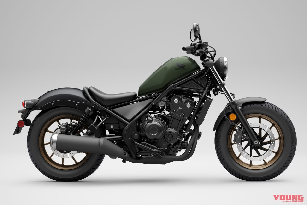 |緑の1100Tが登場! ホンダ「レブル1100/T」「レブル500」「レブル300」にニューカラー勢揃い、日本でも発売してほしい車体色は?【北米】