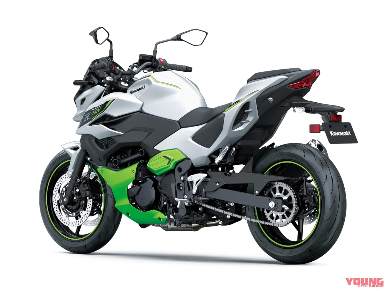 カワサキ|Z7ハイブリッド|2024新型カワサキZ7ハイブリッド登場【ニンジャ7 ハイブリッドのネイキッド版だ|EICMAミラノショー】