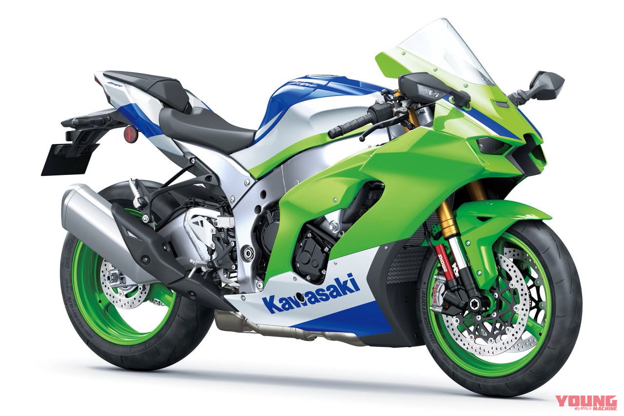 |Ninjaの40周年記念モデル 3機種が発売決定!! 「ニンジャZX-10R」「ニンジャZX-6R」「ニンジャZX-4RR」に白×青×緑のスペシャルカラー