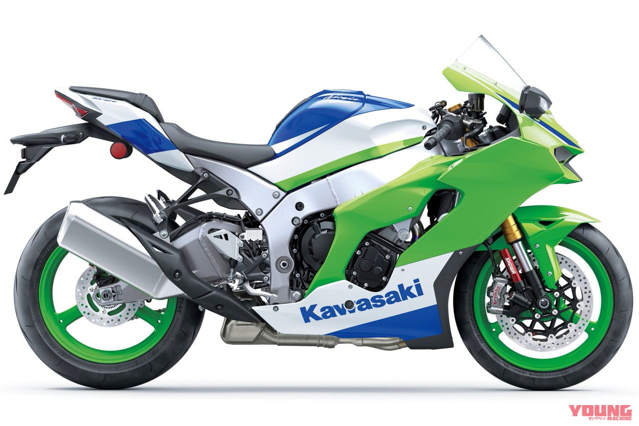|Ninjaの40周年記念モデル 3機種が発売決定!! 「ニンジャZX-10R」「ニンジャZX-6R」「ニンジャZX-4RR」に白×青×緑のスペシャルカラー