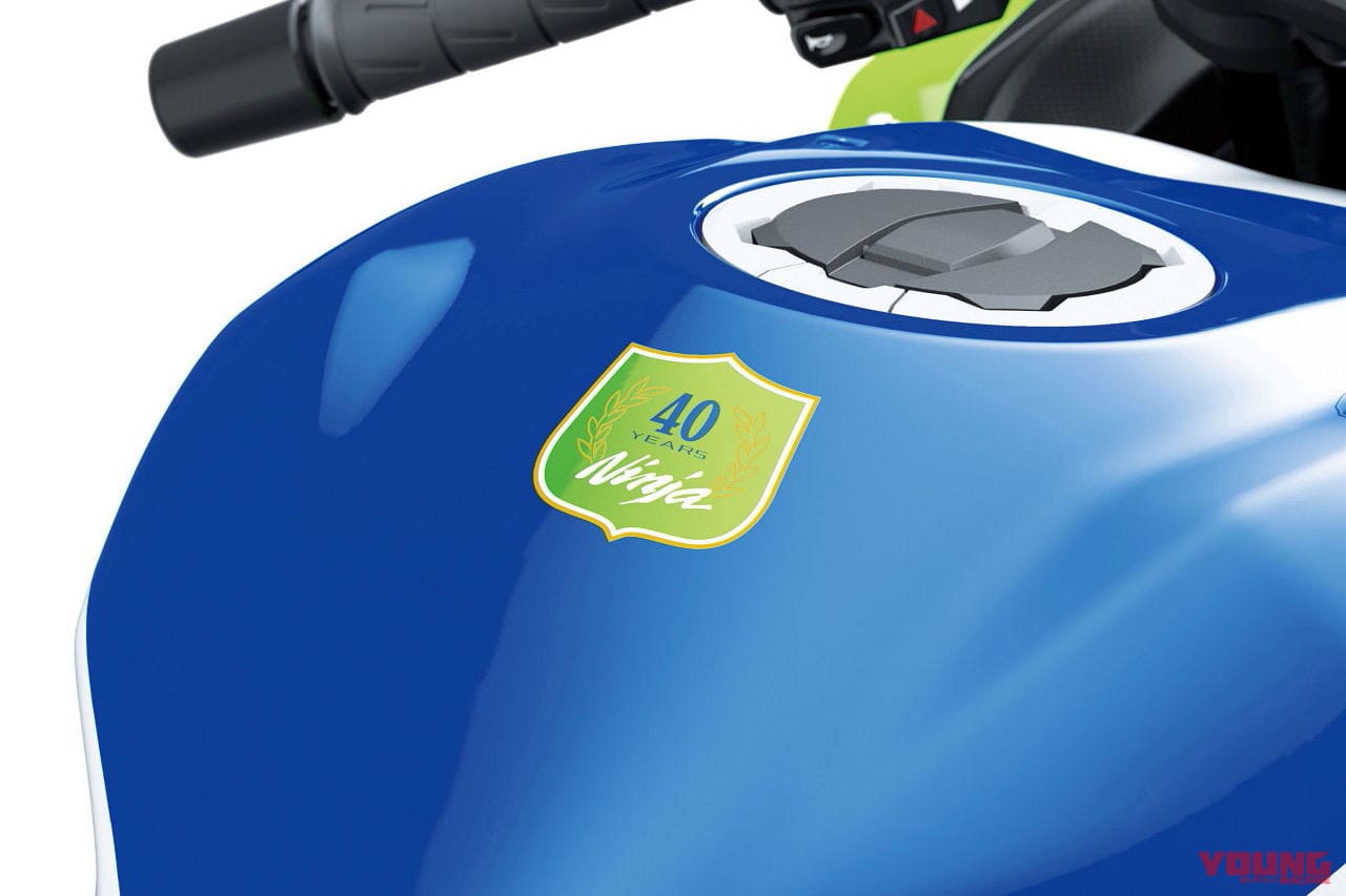 |Ninjaの40周年記念モデル 3機種が発売決定!! 「ニンジャZX-10R」「ニンジャZX-6R」「ニンジャZX-4RR」に白×青×緑のスペシャルカラー