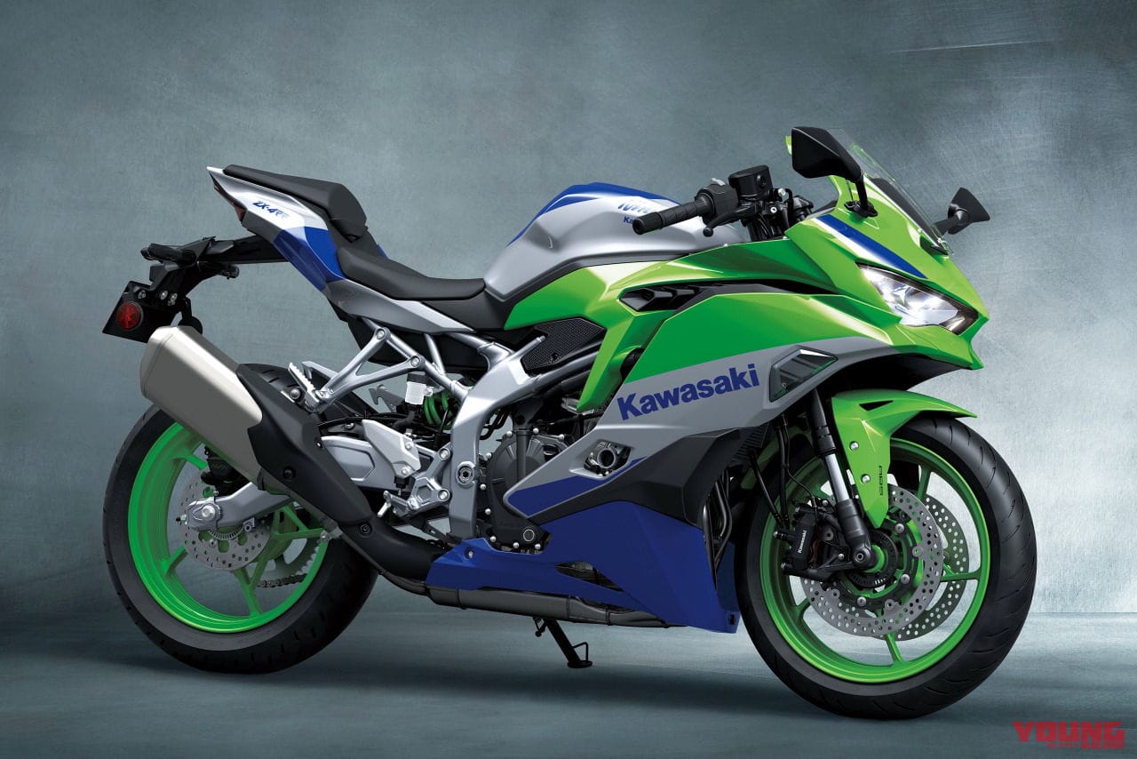|Ninjaの40周年記念モデル 3機種が発売決定!! 「ニンジャZX-10R」「ニンジャZX-6R」「ニンジャZX-4RR」に白×青×緑のスペシャルカラー