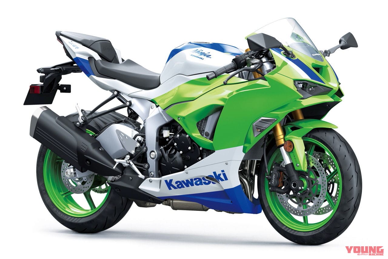 |Ninjaの40周年記念モデル 3機種が発売決定!! 「ニンジャZX-10R」「ニンジャZX-6R」「ニンジャZX-4RR」に白×青×緑のスペシャルカラー