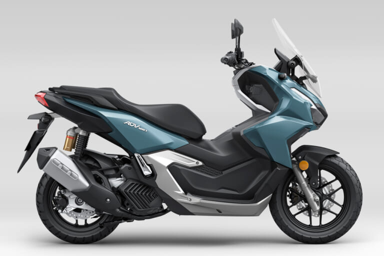 ホンダ|ADV160|パールボスポラスブルー|2024新型ホンダADV160に新色ブルー初採用〈軽二輪アドベンチャースクーター〉