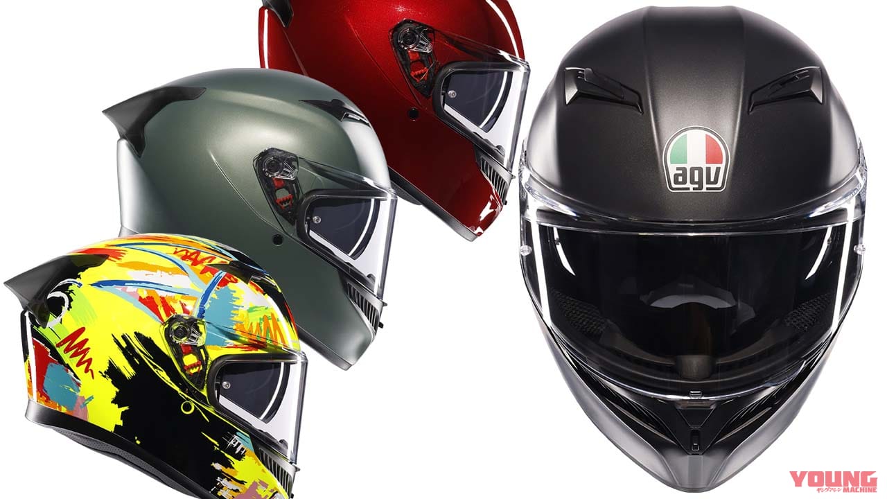 AGV K3 SV バイクヘルメット フルフェイス イタリア使用期間は1年半