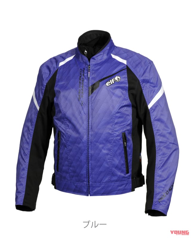 elf ファーチレスポルトジャケット(EJ-W114)|【elf ファーチレスポルトジャケット】胸部/肩/肘/背中にプロテクター標準装備。動きやすいスポーティータイプ〈秋冬バイクジャケット〉