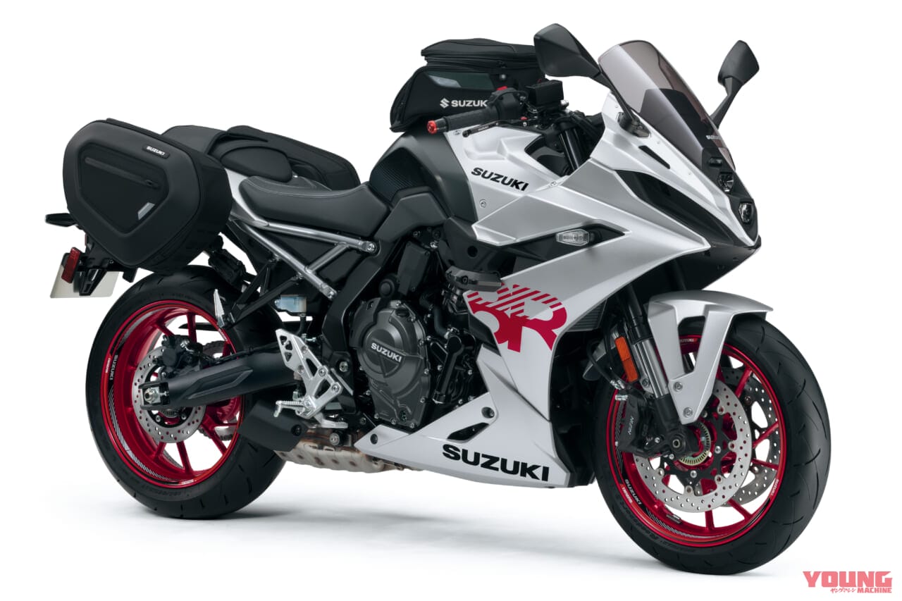 スズキ|GSX-8R|2024新型スズキGSX-8Rが初披露【GSX-8Sの派生型となる新型フルカウルスポーツ|EICMAミラノショー】
