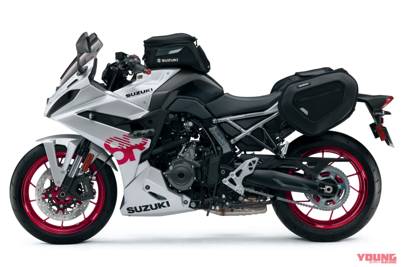 スズキ|GSX-8R|2024新型スズキGSX-8Rが初披露【GSX-8Sの派生型となる新型フルカウルスポーツ|EICMAミラノショー】