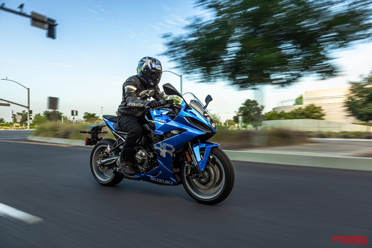 スズキ|GSX-8R|2024新型スズキGSX-8Rが初披露【GSX-8Sの派生型となる新型フルカウルスポーツ|EICMAミラノショー】