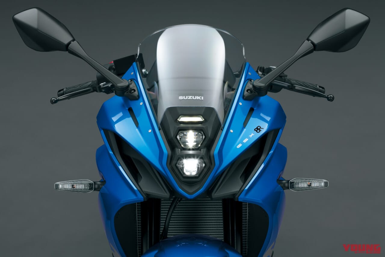 スズキ|GSX-8R|2024新型スズキGSX-8Rが初披露【GSX-8Sの派生型となる新型フルカウルスポーツ|EICMAミラノショー】