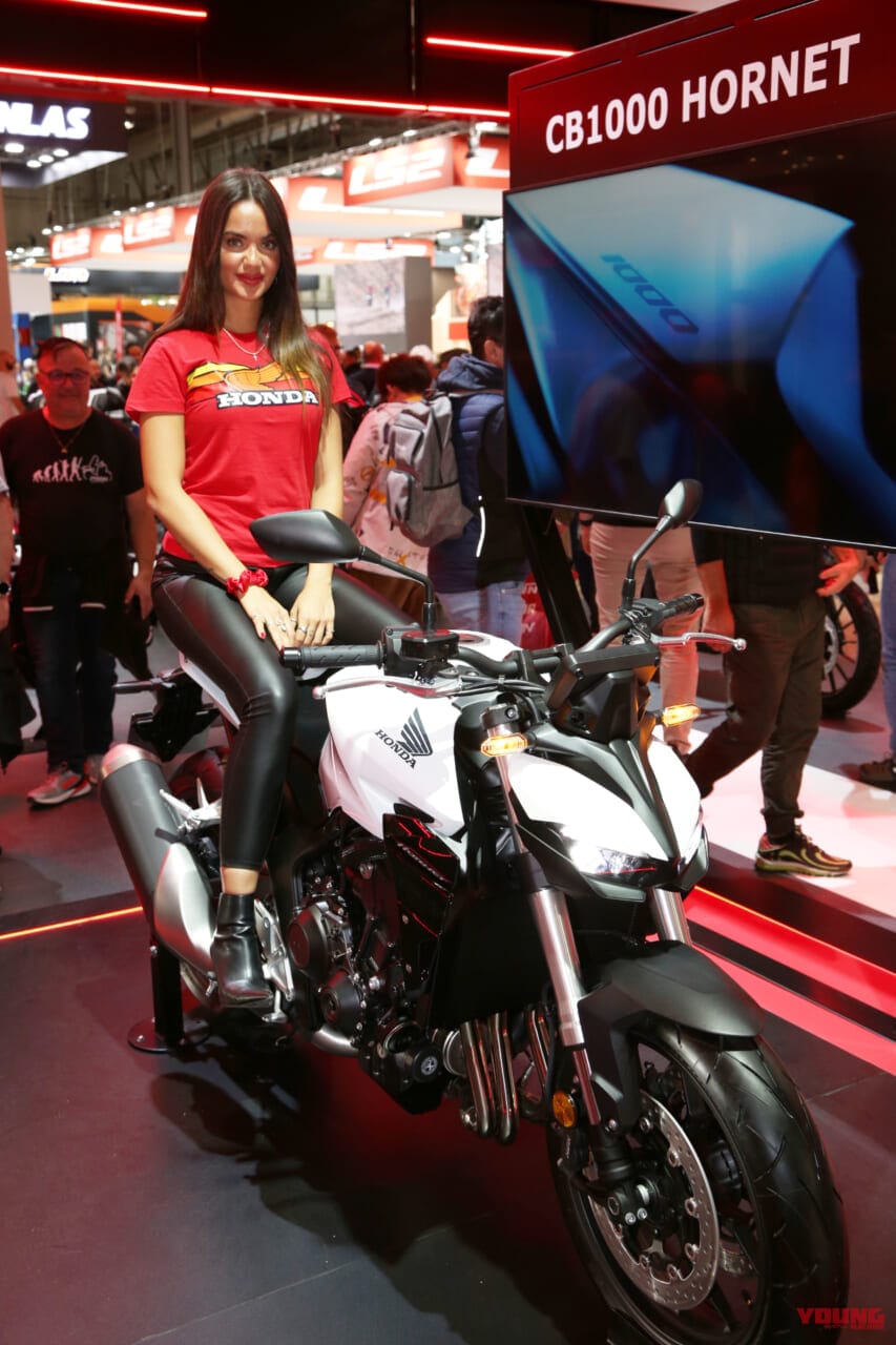 ホンダ|CB1000ホーネット|2024新型ホンダCB1000ホーネットのレッドを現地会場から補足!! 写真中心でお届けします【EICMAミラノショー】