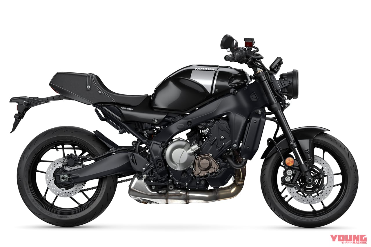 ヤマハ|XSR900|2024モデル|ミッドナイトブラック|まさかのローソンレプリカ?! 欧州ヤマハが2024年型XSR900(=GPじゃない方)を発表!!