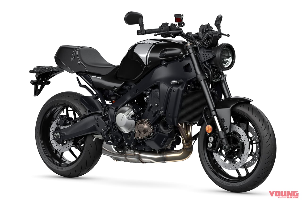 ヤマハ|XSR900|2024モデル|ミッドナイトブラック|まさかのローソンレプリカ?! 欧州ヤマハが2024年型XSR900(=GPじゃない方)を発表!!
