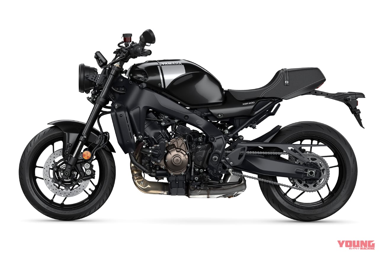 ヤマハ|XSR900|2024モデル|ミッドナイトブラック|まさかのローソンレプリカ?! 欧州ヤマハが2024年型XSR900(=GPじゃない方)を発表!!