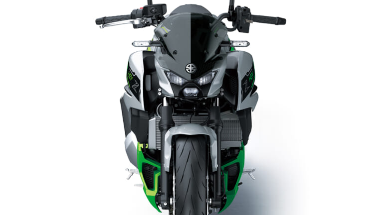 2024新型カワサキZ7ハイブリッド登場【ニンジャ7 ハイブリッドのネイキッド版だ|EICMAミラノショー】
