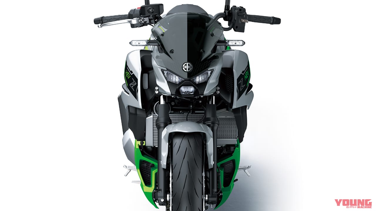 2024新型カワサキZ7ハイブリッド登場【ニンジャ7 ハイブリッドのネイキッド版だ|EICMAミラノショー】