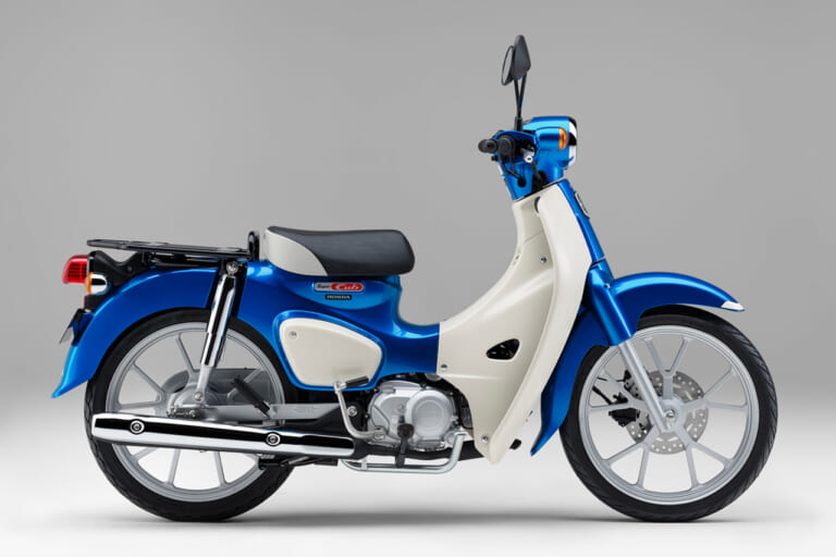2024 HONDA CROSS CUB110 グリントウェーブブルーメタリック|ホンダ スーパーカブ110/プロ〈いま国内で買える新型バイクカタログ|原付二種(125-51cc)〉