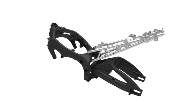 スズキGSX-S1000GX(2024欧州モデル)|フレーム|2024新型スズキGSX-S1000GXが欧州で鮮烈デビュー【電子制御の足長クロスオーバー|EICMAミラノショー】