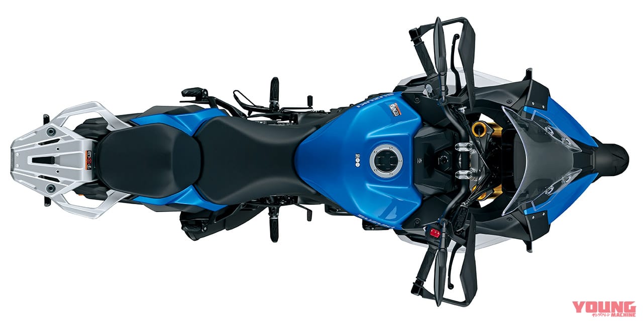 スズキGSX-S1000GX(2024欧州モデル)|スタイリング|2024新型スズキGSX-S1000GXが欧州で鮮烈デビュー【電子制御の足長クロスオーバー|EICMAミラノショー】