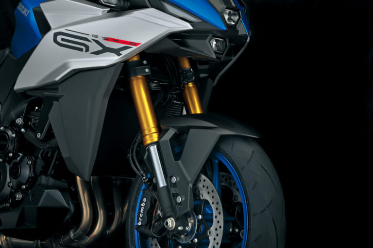 スズキGSX-S1000GX(2024欧州モデル)|スズキアドバンスドエレクトロニックサスペンション(SAES)|2024新型スズキGSX-S1000GXが欧州で鮮烈デビュー【電子制御の足長クロスオーバー|EICMAミラノショー】