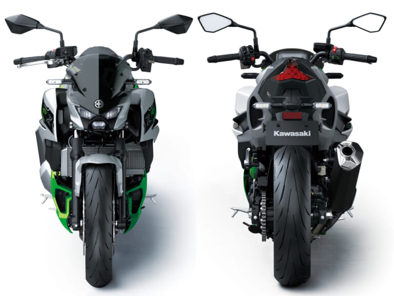 カワサキ|Z7ハイブリッド|2024新型カワサキZ7ハイブリッド登場【ニンジャ7 ハイブリッドのネイキッド版だ|EICMAミラノショー】
