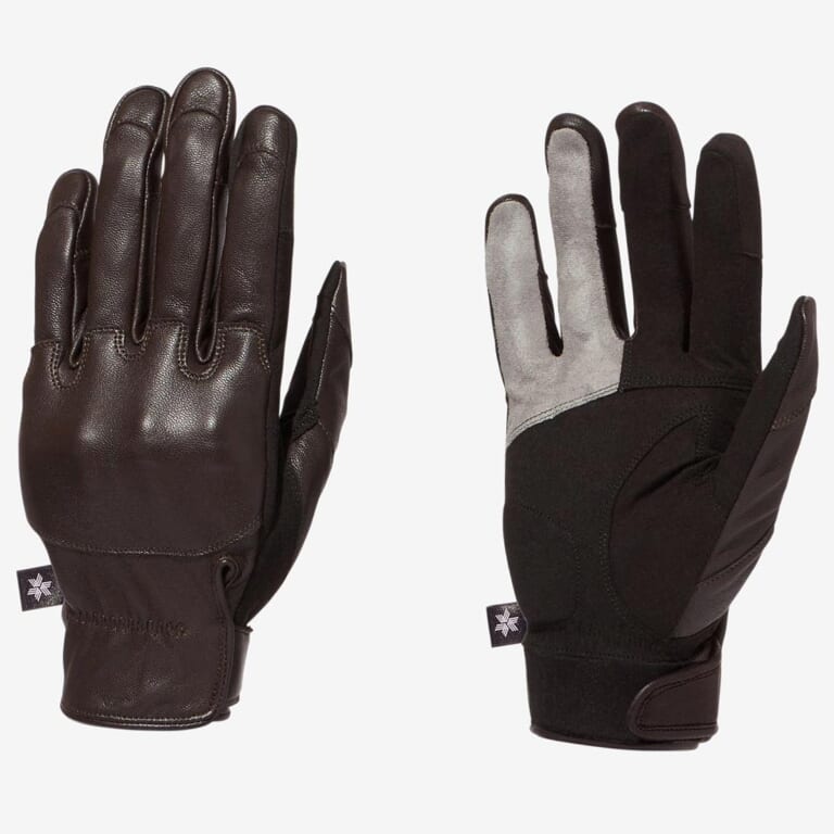 ゴールドウイン ライディング レザー グローブ|【Goldwin冬用グローブ×3選】高機能素材を使用し、環境にも配慮〈秋冬バイクグローブ〉