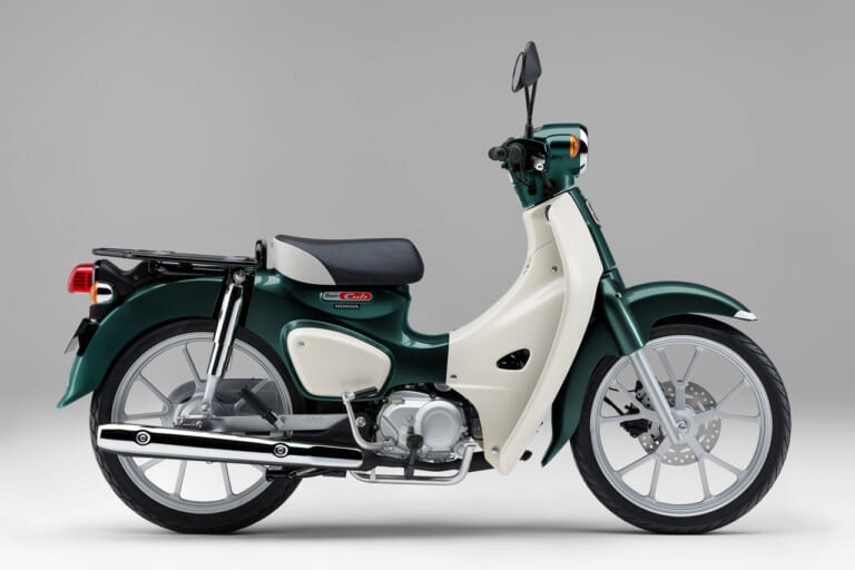2024 HONDA CROSS CUB110 タスマニアグリーンメタリック|ホンダ スーパーカブ110/プロ〈いま国内で買える新型バイクカタログ|原付二種(125-51cc)〉