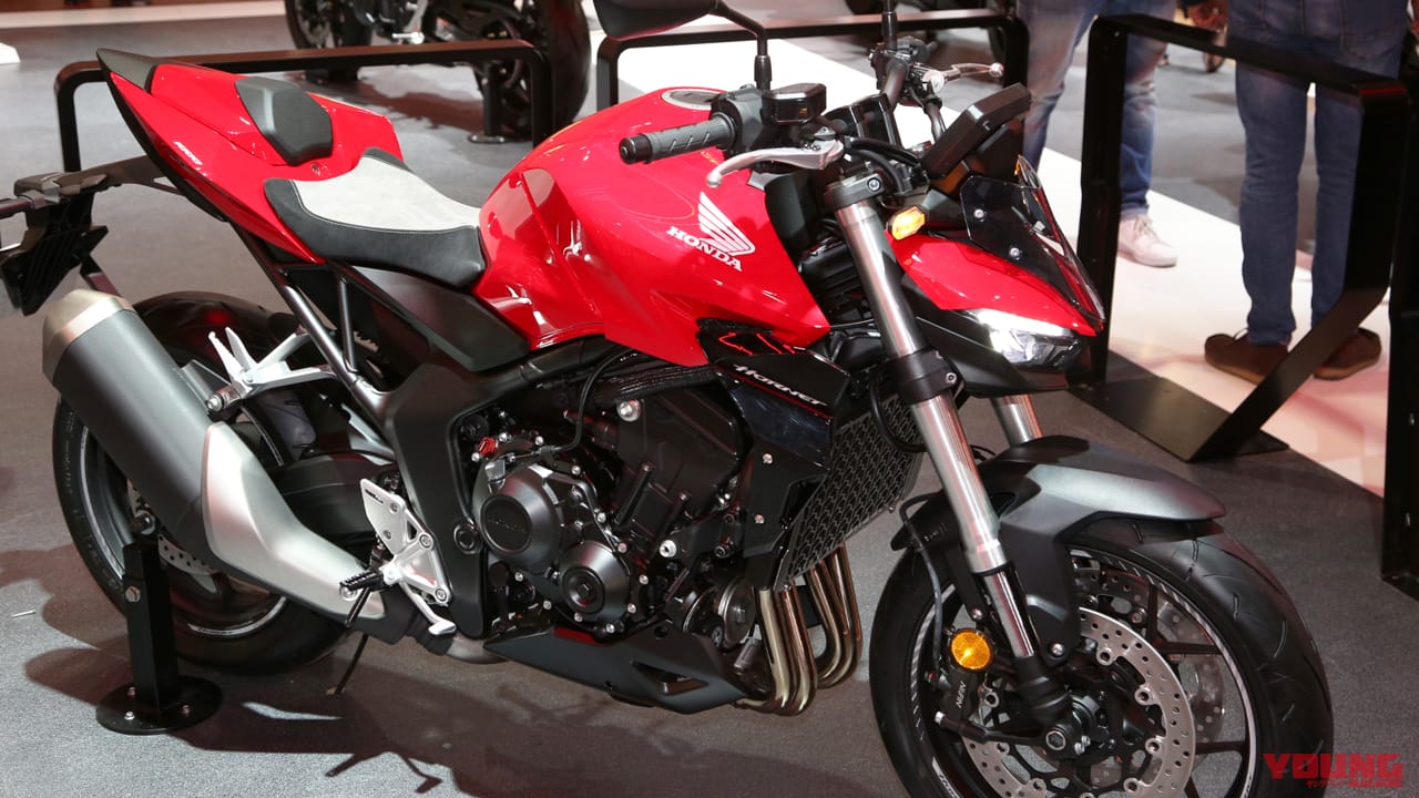 2024新型ホンダCB1000ホーネットのレッドを現地会場から補足!!  写真中心でお届けします【EICMAミラノショー】│WEBヤングマシン｜新車バイクニュース