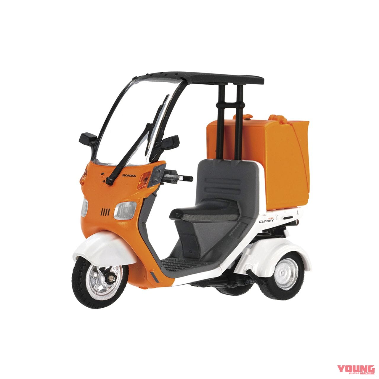 ホンダ ケンエレファント ジャイロジャノピー|ボックス着脱可! ホンダ「ジャイロキャノピー」がミニチュアフィギュアで11月下旬に登場