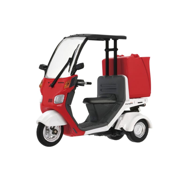 ホンダ ケンエレファント ジャイロジャノピー|ボックス着脱可! ホンダ「ジャイロキャノピー」がミニチュアフィギュアで11月下旬に登場