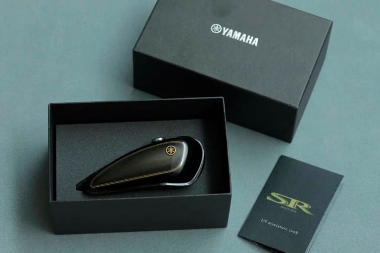SR400ミニチュアタンク|【限定300個】1万8000円でSR400の燃料タンク(1/6スケール)をゲットせよ! なんとシリアルナンバー入り