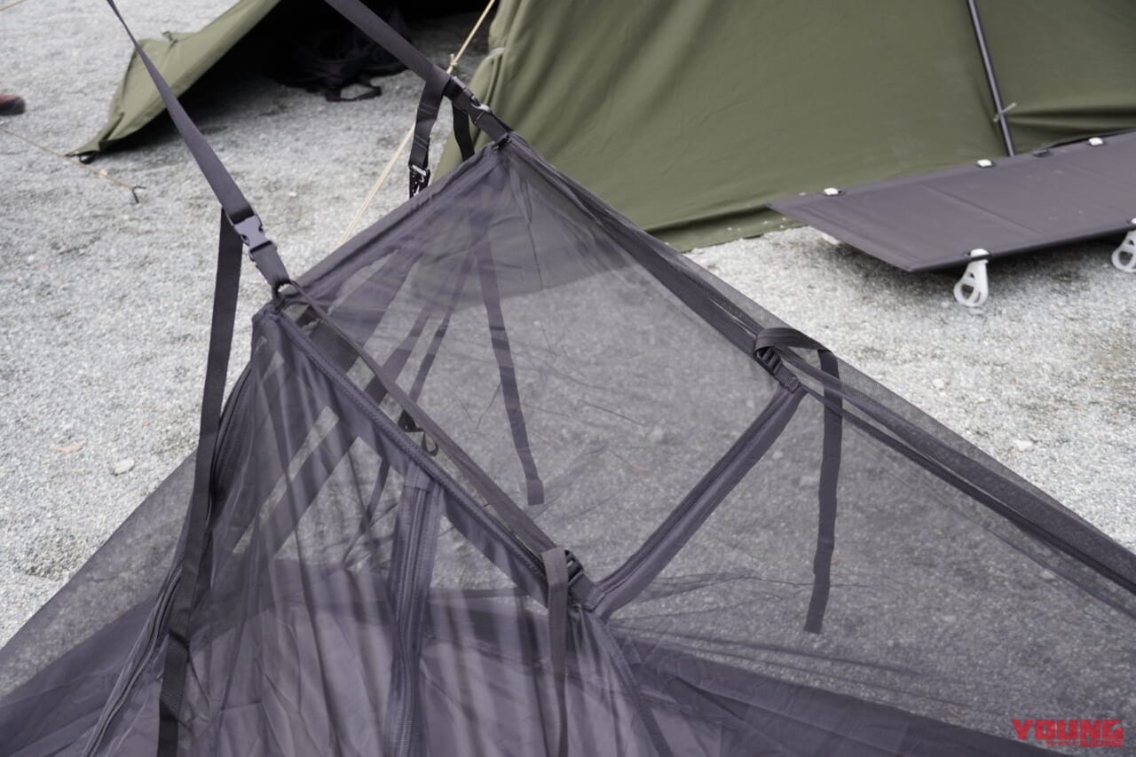 インナーテント天井|【ワークマン速報】発売前の新作キャンプギアを潜入チェック! 来春投入予定のアイテムをイベントで公開